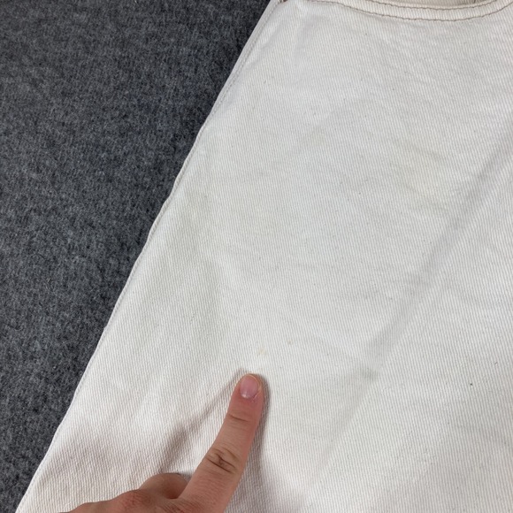 Vintage 90s Levi's 550 Jeans Mens 33X32 Ivory Relaxed Fit Tapered Leg - Picture 3 of 16